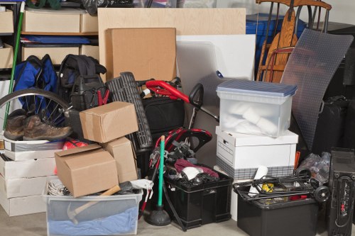 Professional team handling builders waste clearance