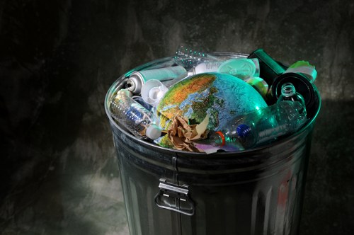 Garage clearance process with sorting and recycling
